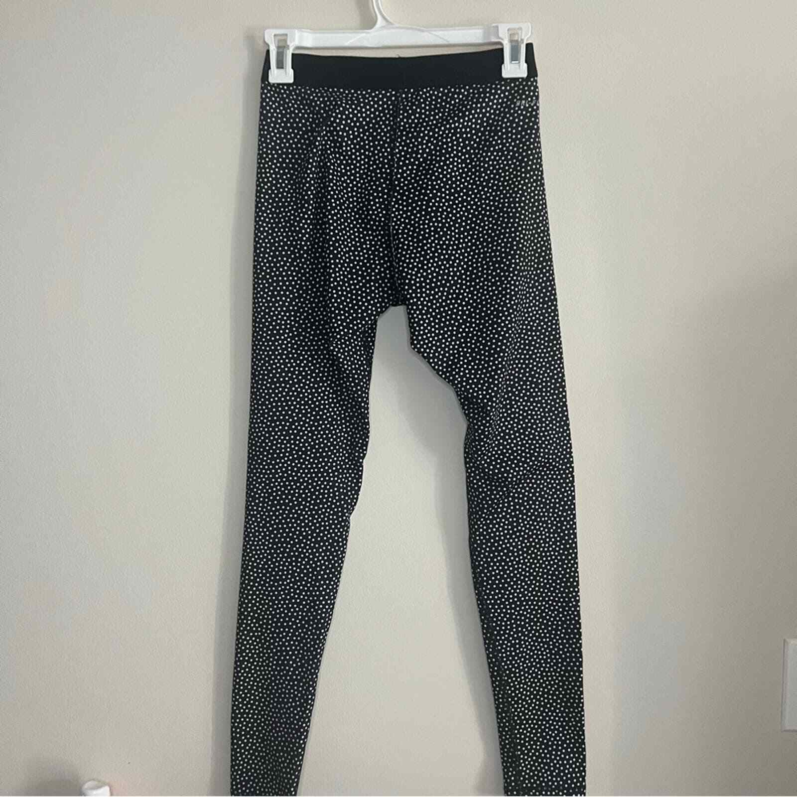 Nike Pro Hyperwarm Compression Polka Dot Leggings - image 3