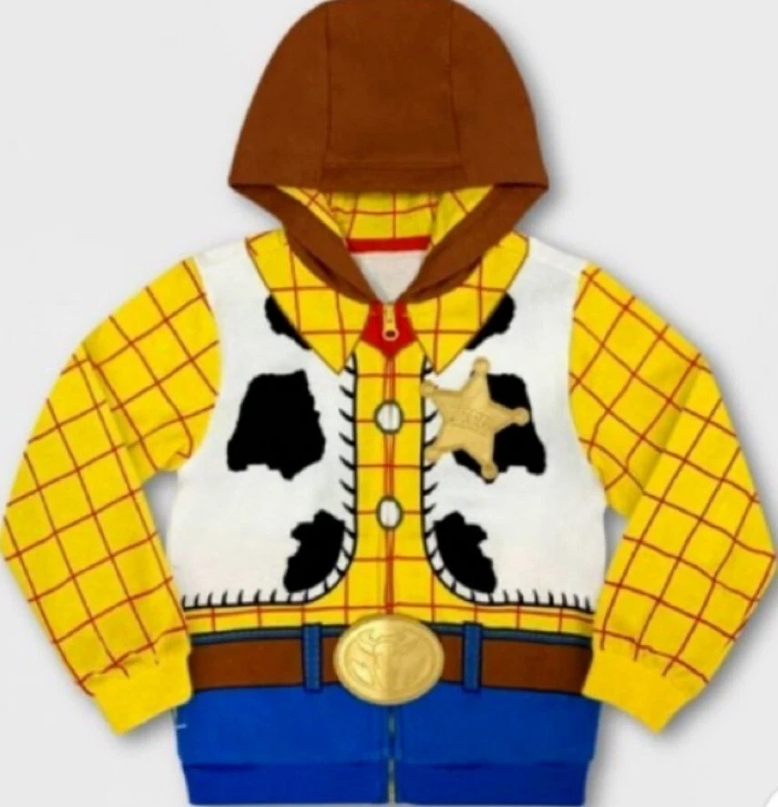 Disney Pixar Toy Story Sheriff Woody Chaqueta de Disfraz con Capucha Niños - Talla 9/10 Foto 4 de 4