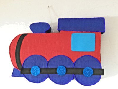 Train Pinata. Kids Train piñata. Choo Choo train. Train Birthday decoration. Tra