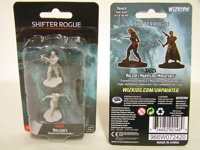 WZK90148 - D&D Nolzur's Marvelous - Unpainted Miniatures - Shifter Rogue Female
