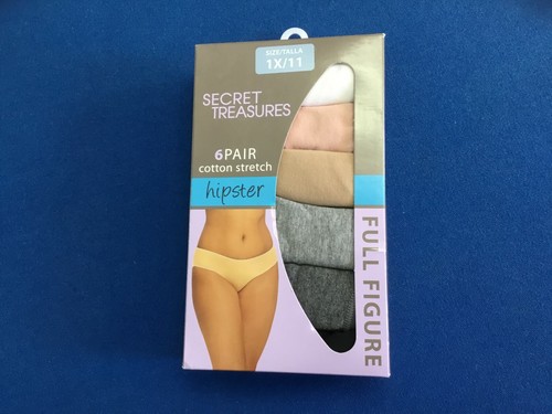 Women's underwear: Secret Treasures, available in bikini, brief, or hipster 6 pk - Picture 35 of 59