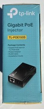 3 TP-LINK TL-PoE150S  TP Link Gigabit PoE Injector, Black  Factory Sealed-New 