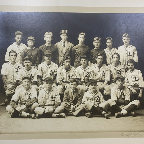 1930’s Lawrenceville School Baseball Team Photo, NJ, Orren Jack Turner Photograp