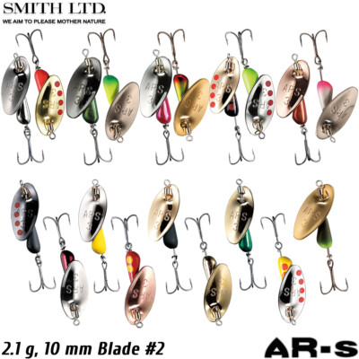 Smith AR-S 2.1 g Trout Spinner Assorted Colors