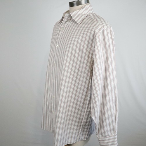 Concepts by Clairborne Shirt Mens XL Business Casual Button Up Vertical Striped - Picture 6 of 8