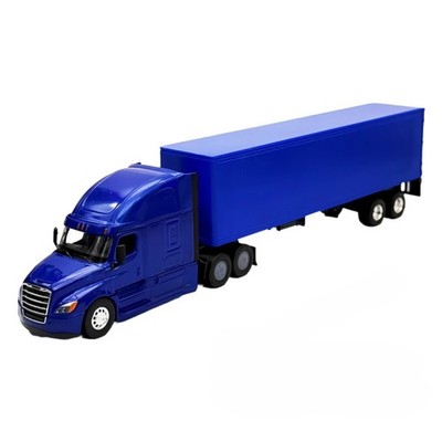 Welly - 1:64 Scale Model FREIGHTLINER CASCADIA Tractor Trail Blue (BBWE68061SDB)