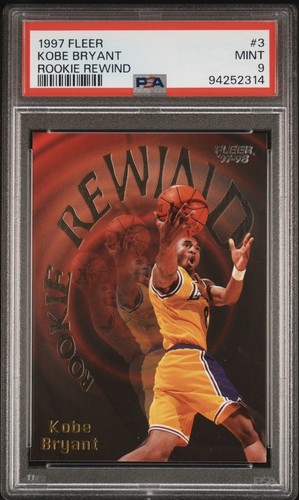 Kobe Bryant #3 — 1997 Fleer Rookie Rewind basketball card