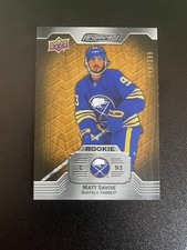 Matt Savoie 2023-24 UD Engrained Rookie Oak /399 Buffalo Sabres 152
