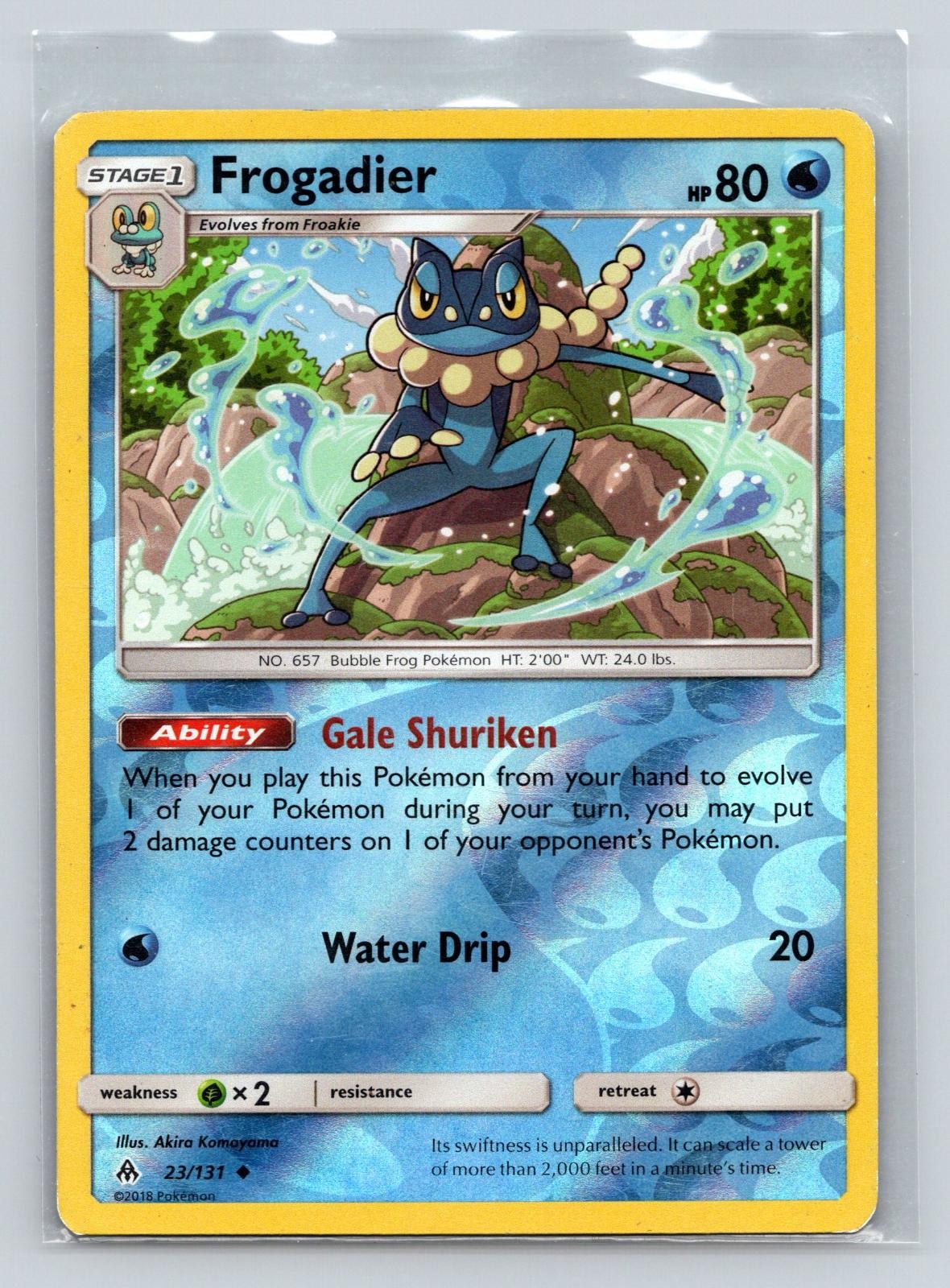 Frogadier 23/131 Uncommon Forbidden Light Pokemon Reverse Holo MP