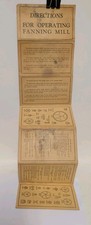 Vintage Instructions Directions Operating Fan...