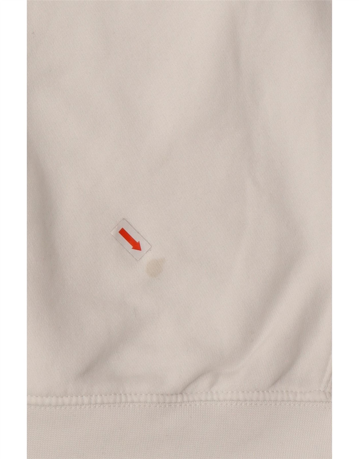 OFF WHITE X NIKE NIKE maglione uomo oversize grafico con cappuccio piccolo bianco cotone BR09