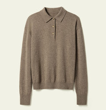 $329 / CAMISA / SUÉTER MANGA LARGA LILYSILK 'BABY CASHMERE' Dolma POLO - XL