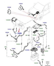 LAND ROVER RANGE ROVER EVOQUE L551 più cavo batteria LR115147 NUOVO ORIGINALE