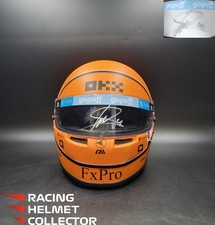 Lando Norris Signed Helmet 2022 Basketball Tribute Autographed  AS-02963