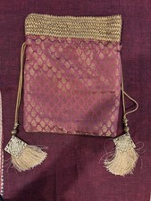 Indian Traditional Silk Potli Wedding Bag Gifts-handmade New