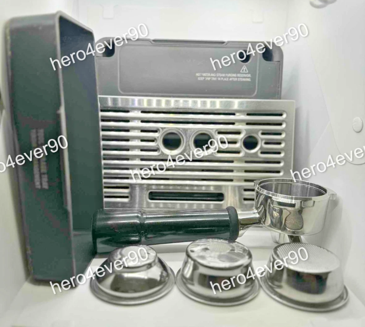 Breville Drip Tray + Tool Box + Portafilter + 3 Basket Filters for Infuse BES840