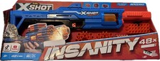 Zuru X-SHOT Insanity Berzerko Style Blaster  Includes 48 Soft Darts In Box