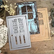Door Metal Cutting Dies, Embossing Stencils for DIY Crafts Cards, Photo Decorati