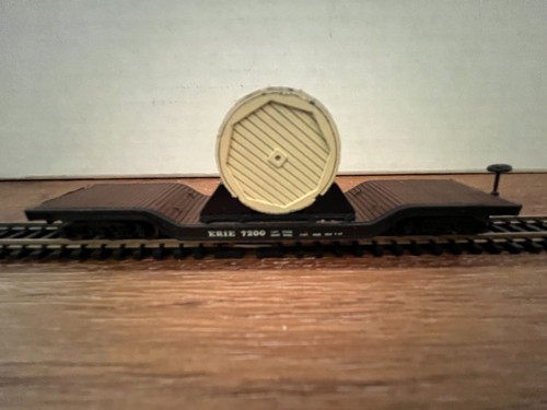 TRIX Austria 7200 ERIE 50' CENTRO DEPRIMIDO PLANO CON CABLE Calibre N | Zustand: Used