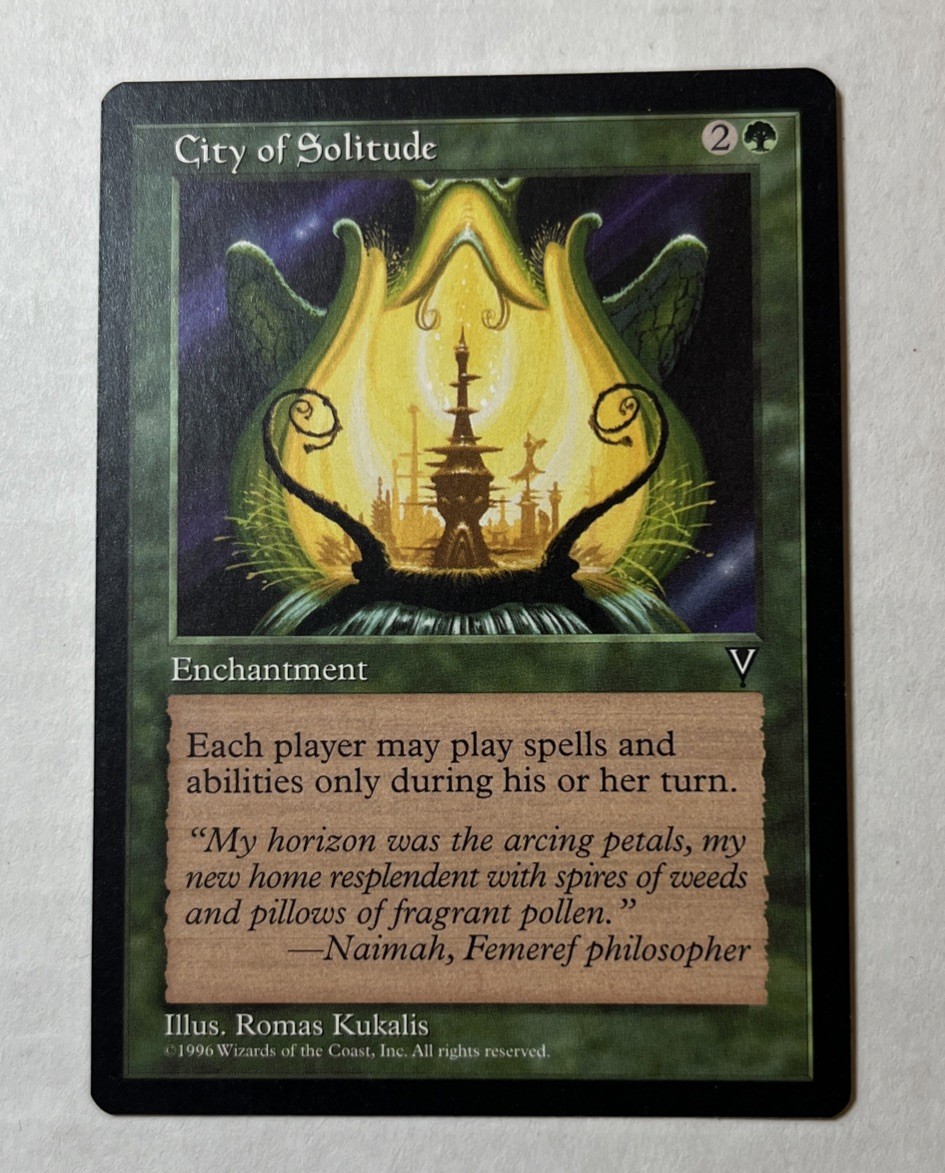 City of Solitude X1 - NM/M - Visions MTG Magic The Gathering Card English