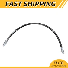 ONE 24" Universal 1/8" NPT Trailer Grease Gun Flex Hose Extension Non-Slip Black