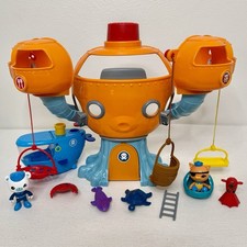Fisher Price Octonauts Octopod Adventure Playset 2010 Mattel W/ Gup-C Submarine