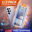 2X For Samsung Galaxy S24 S23 S25 S26 Plus Ultra Tempered Glass Screen Protector