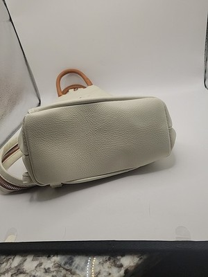 Valentina Brown Fine Italian Leather Convertible Backpack 