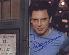 JOHN BARROWMAN as Capt.Jack  - Torchwood/Doctor Who GENUINE SIGNED AUTOGRAPH
