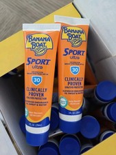 Banana Boat Sport Ultra Sunscreen SPF 30 Travel Size 1 oz BOX OF 24 Exp 09/26
