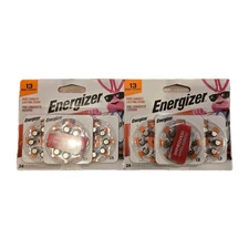 Energizer Hearing Aid Batteries Size 13 - Orange Tab - 24 Count- 2 Pack 
