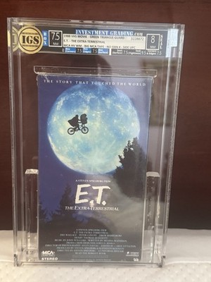 Et the Extra-Terrestrial 1988 VHS Tape Steven Spielberg Sealed IGS Graded