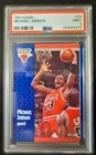 1991 Fleer Michael Jordan # 29 PSA Grade Of 9 MINT Chicago Bulls Basketball Card