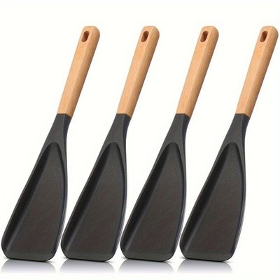 The Silicone Kitchen Tool Set,Perfect for Non-Stick Cookware,Wok Spatula