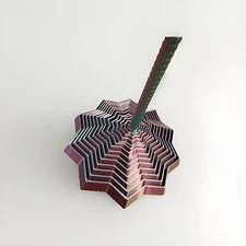 Expanded Sensory Fidget Star Toys 3D Printed, Handle Fractal Hexagon,Anti-Stress