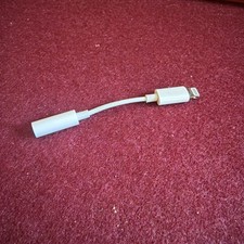 Apple Lightning to 3.5 mm Headphone Jack Adapter Original OEM iPhone 8 X 11 12