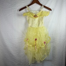 Disguise Princess Belle Costume Girls Small 4-6X Disney Dress Beauty Beast