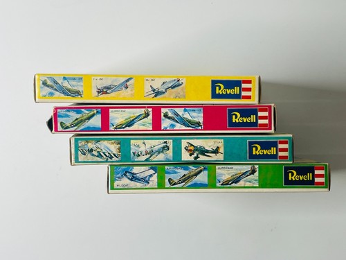 Revell Mini Series 1/144 WWII Aircraft Set Spitfire Hurricane Corsair Wildcat - Afbeelding 3 van 13