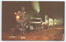 Postcard Night View Canadian Pacific 972 on the Jersey Central a