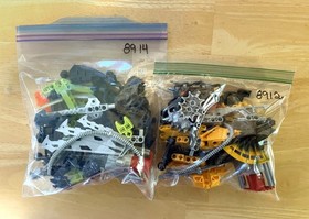 LEGO Bionicle Toa Mahri 2 Sets - 8912 & 8914 - 100% complete