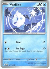 Vanillite 027/086 White Flare WHT NM Pokemon Card TCG