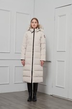 Canada Goose Mystique Lady Park Down Off-white Extra-long style