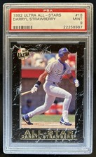 1992 Fleer Ultra Darryl Strawberry All Stars #18 Dodgers PSA 9