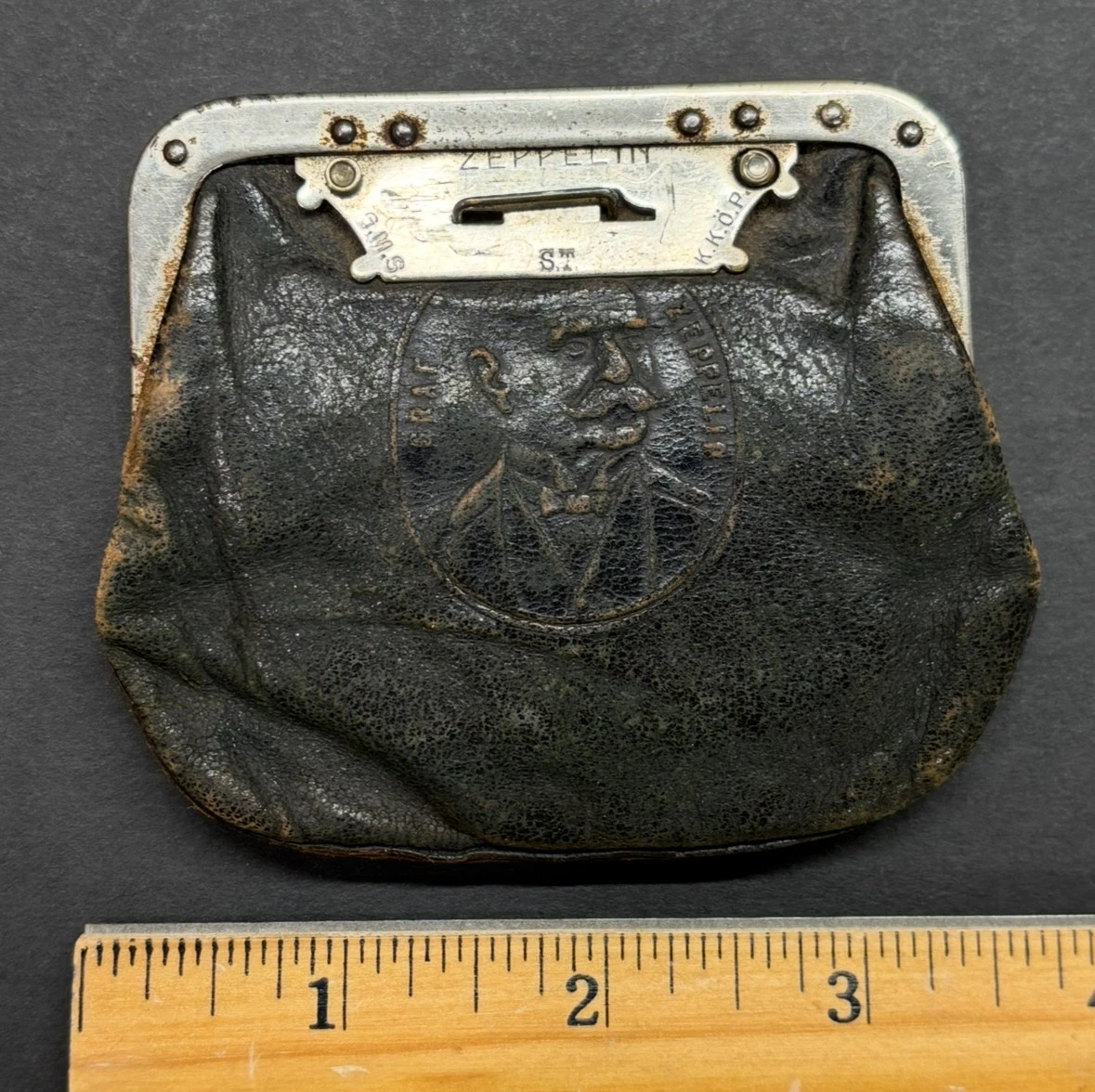 Leather Original 1930s Decade Vintage Wallets & Coin Purses for