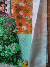 Vintage Crazy Quilt Top 82-1/2" x 92-1/2"  Colorful Materials — photo 7