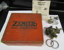VINTAGE ZENITH CARBURETOR SALES DEMONSTRATOR