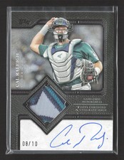 2025 Topps Flagship Autograph Patch Card Cal Raleigh #TFAP2-CRA 08/10 