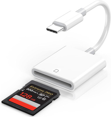 Iphone SD Card Reader USB C, Digital Camera Adapter Iphone 17, Trail Camera SD C
