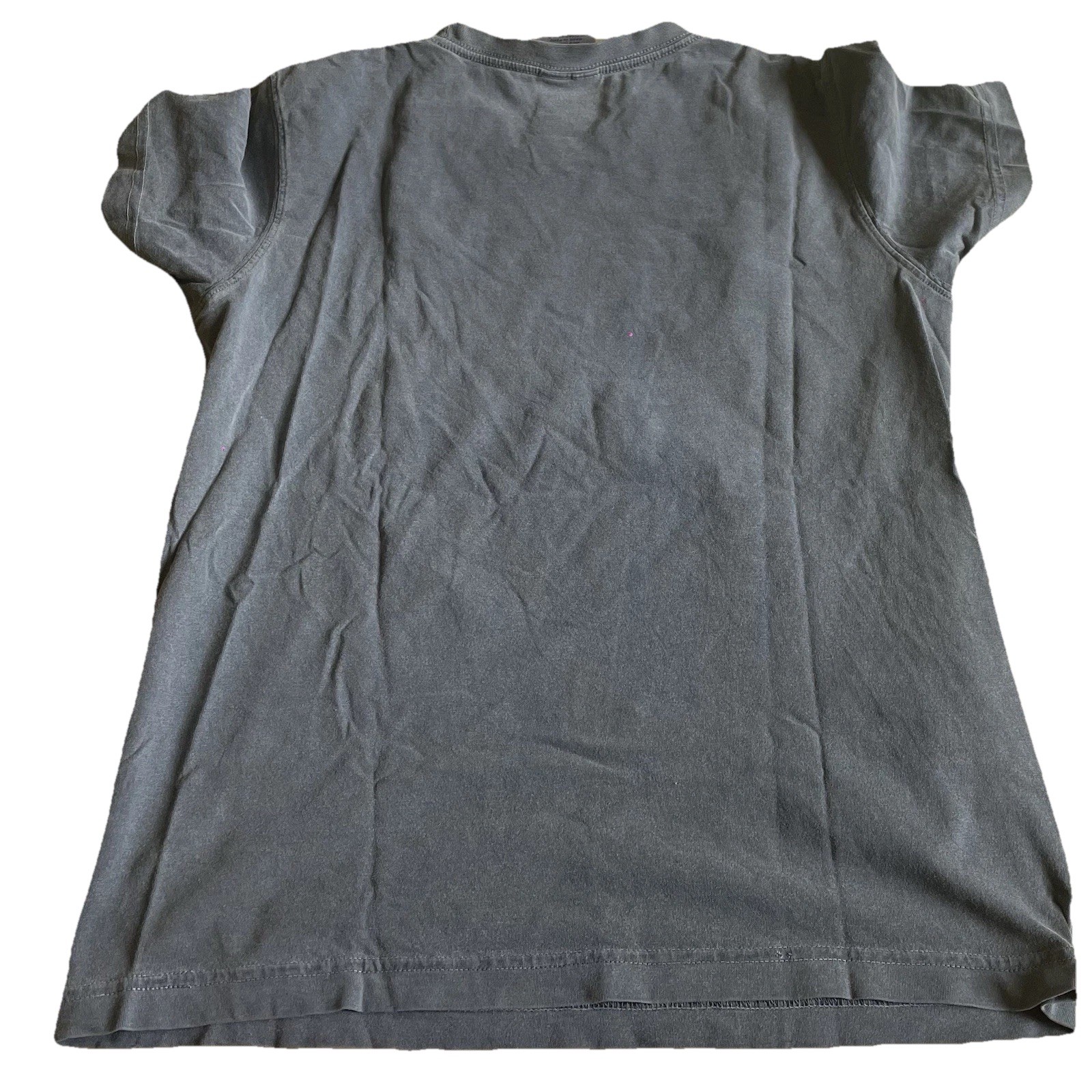 FILA T shirt maglietta blu manica corta grafica Life is Good Sun taglia small remi canottaggio