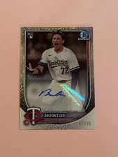 Brooks Lee 2025 Bowman Chrome Mega Box Variation Rookie RC Auto Autograph /99